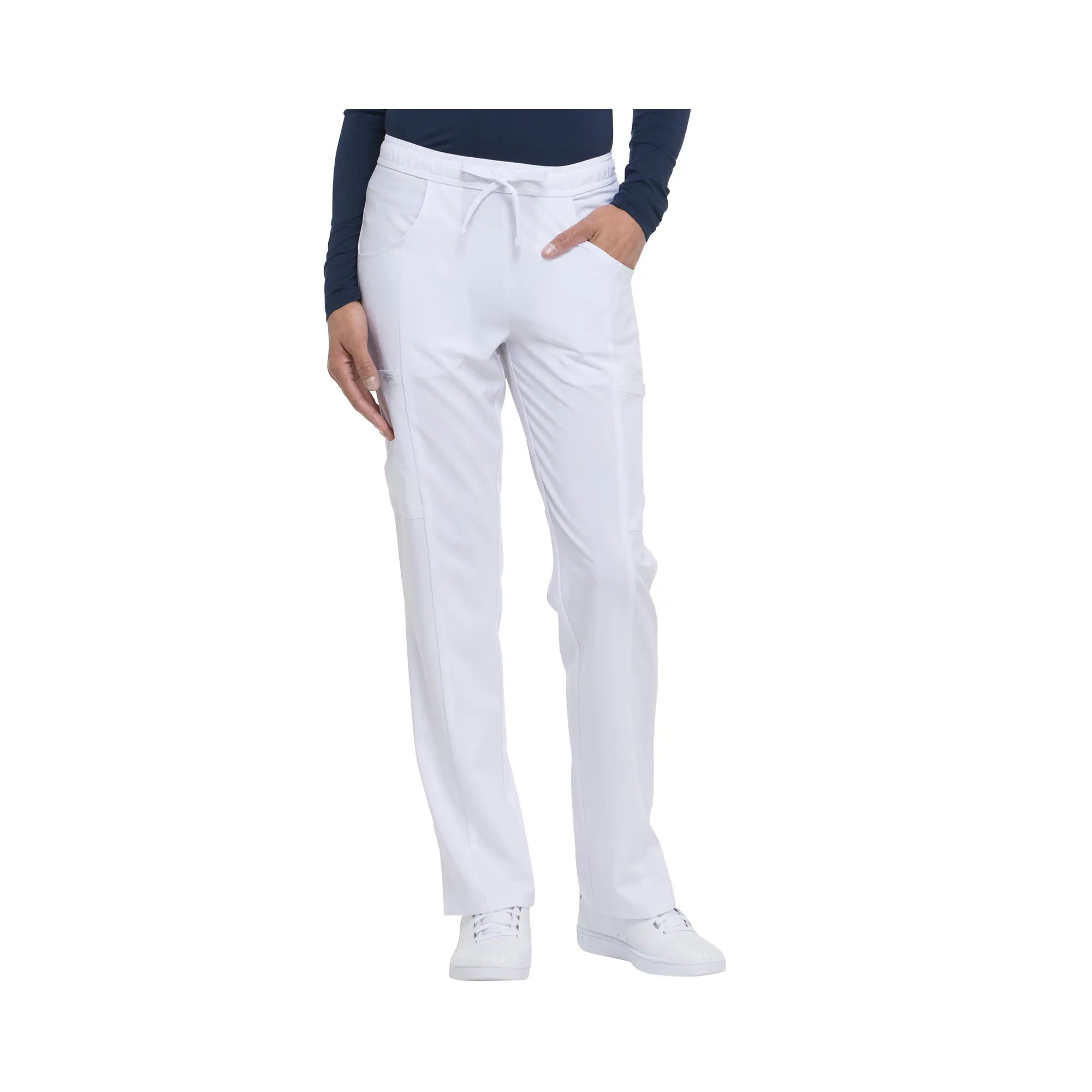 Marseille - Pantalon droit cordon de serrage - Femme - Dickies Dickies  Blanc-XXXL