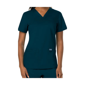 Mérignac - Tunique col en V - Femme - Cherokee Cherokee Authentic Workwear Bleu-Canard-3XL