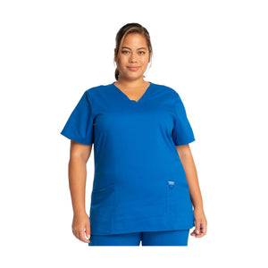 Mérignac - Tunique col en V - Femme - Cherokee Cherokee Authentic Workwear Bleu-Roi-3XL