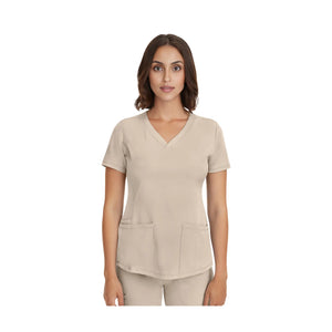 Monique - Tunique médicale - Col V - Femme - Healing Hands - 1 Healing Hands Kaki Clair / 3XL