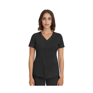 Monique - Tunique médicale - Col V - Femme - Healing Hands - 1 Healing Hands Noir / 3XL