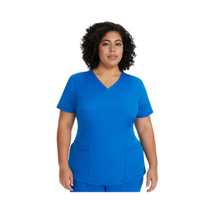 Monique - Tunique médicale - Col V - Femme - Healing Hands - 2 Healing Hands Bleu Roi / 3XL