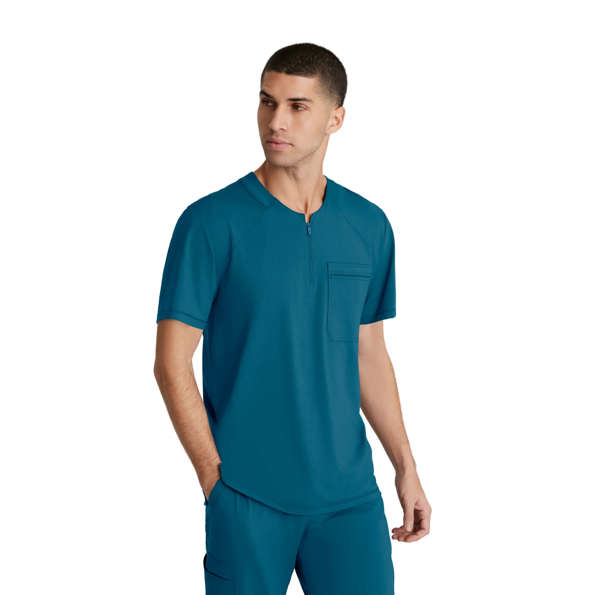 Néo - Tunique col rond à fermeture éclair - Homme - Skechers Slip-ins SKECHERS SLIP-INS KNITS Bleu Bahamas / XL