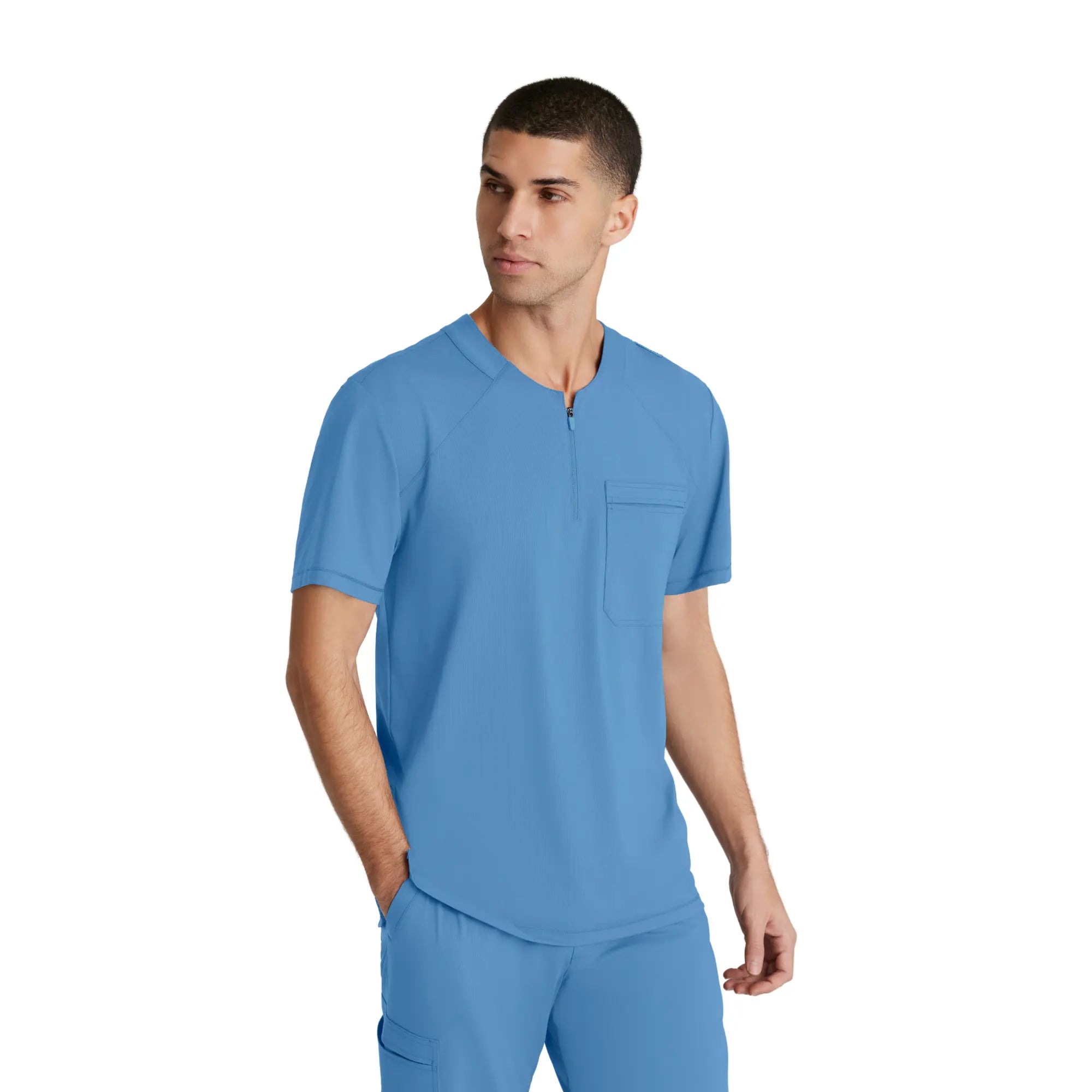 Néo - Tunique col rond à fermeture éclair - Homme - Skechers Slip-ins SKECHERS SLIP-INS KNITS Bleu Ciel / XL