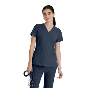 Norma - T-shirt médical col V - Femme - Barco One BARCO Gris Anthracite / XL