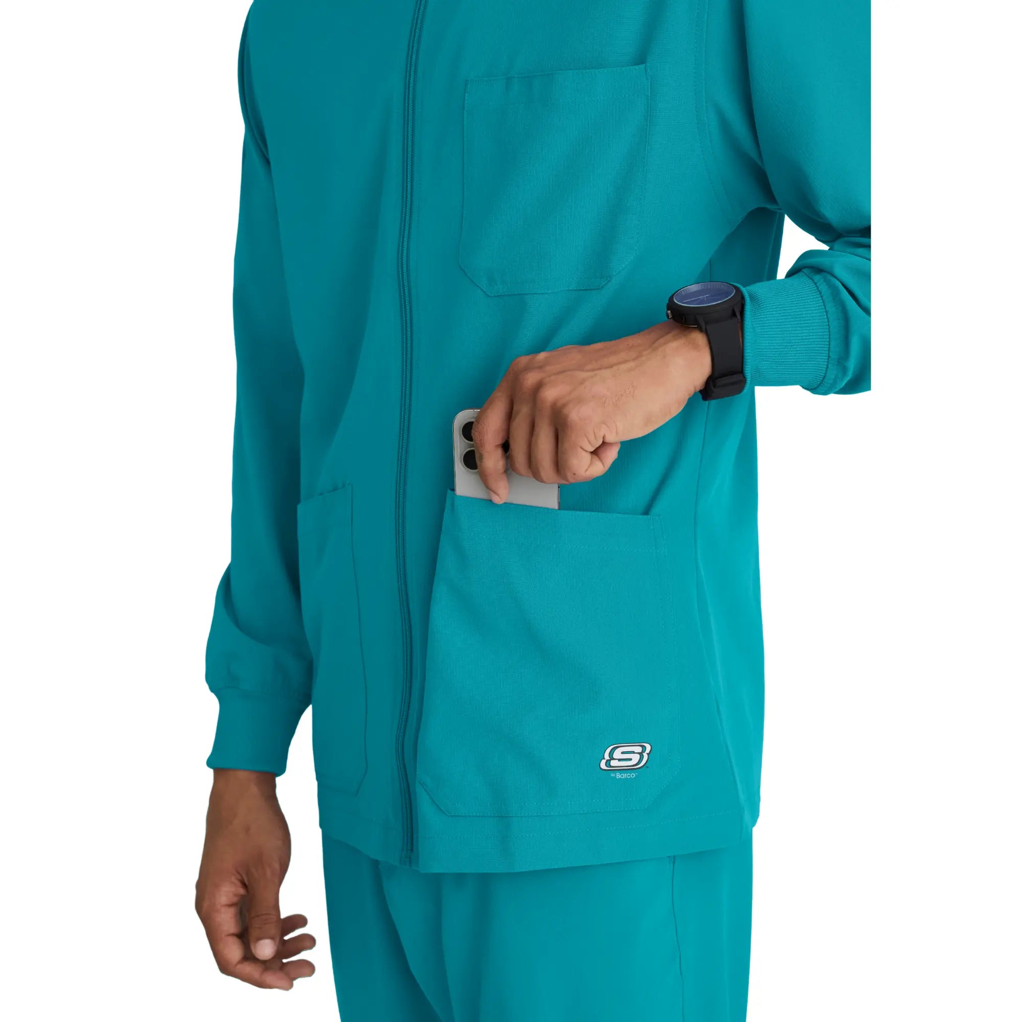Oly - Veste médicale col rond - Homme - Skechers SKECHERS