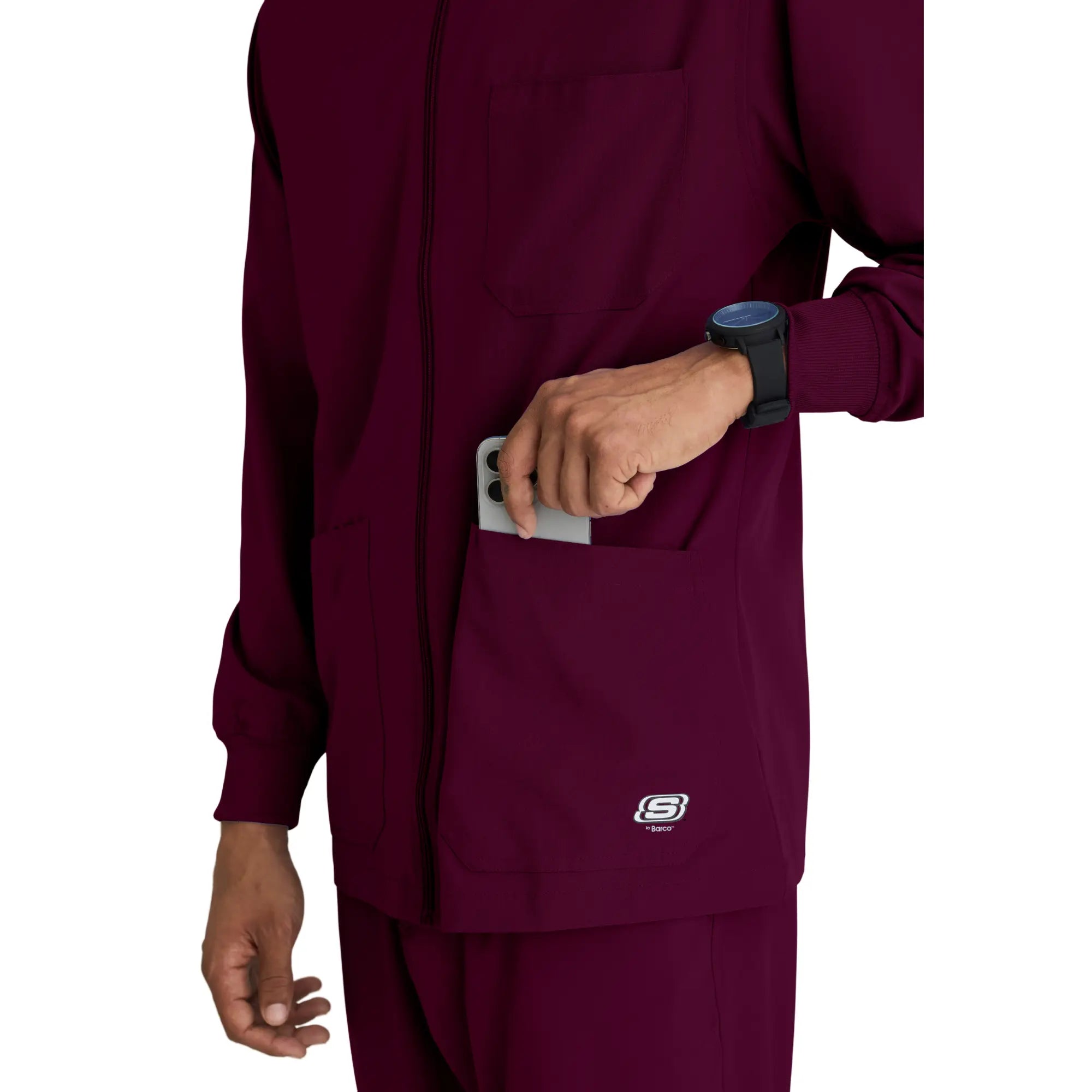 Oly - Veste médicale col rond - Homme - Skechers SKECHERS