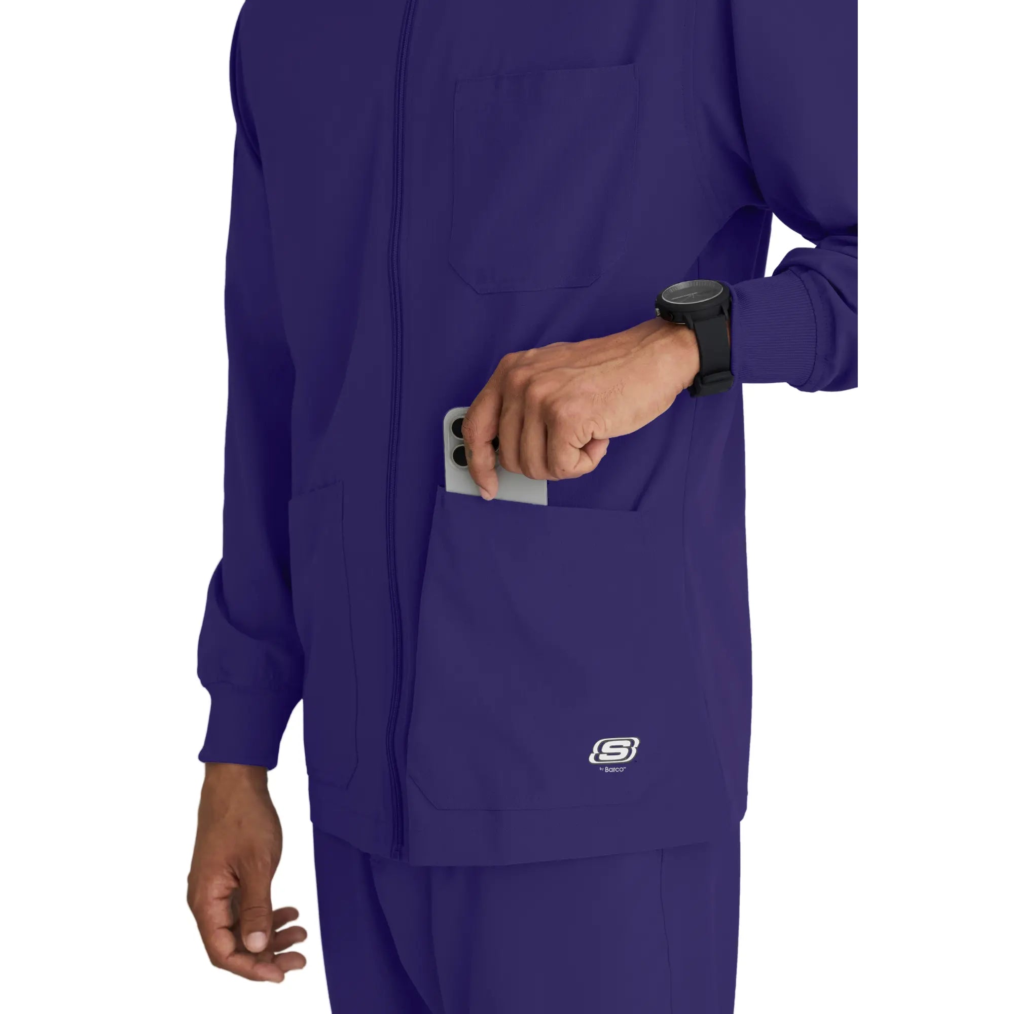 Oly - Veste médicale col rond - Homme - Skechers SKECHERS