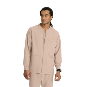 Oly - Veste médicale col rond - Homme - Skechers SKECHERS Sable / XL