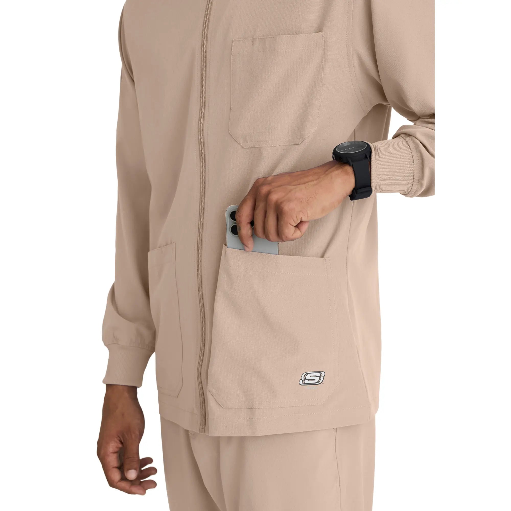 Oly - Veste médicale col rond - Homme - Skechers SKECHERS