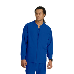Oly - Veste médicale col rond - Homme - Skechers SKECHERS Bleu Galaxy / XL