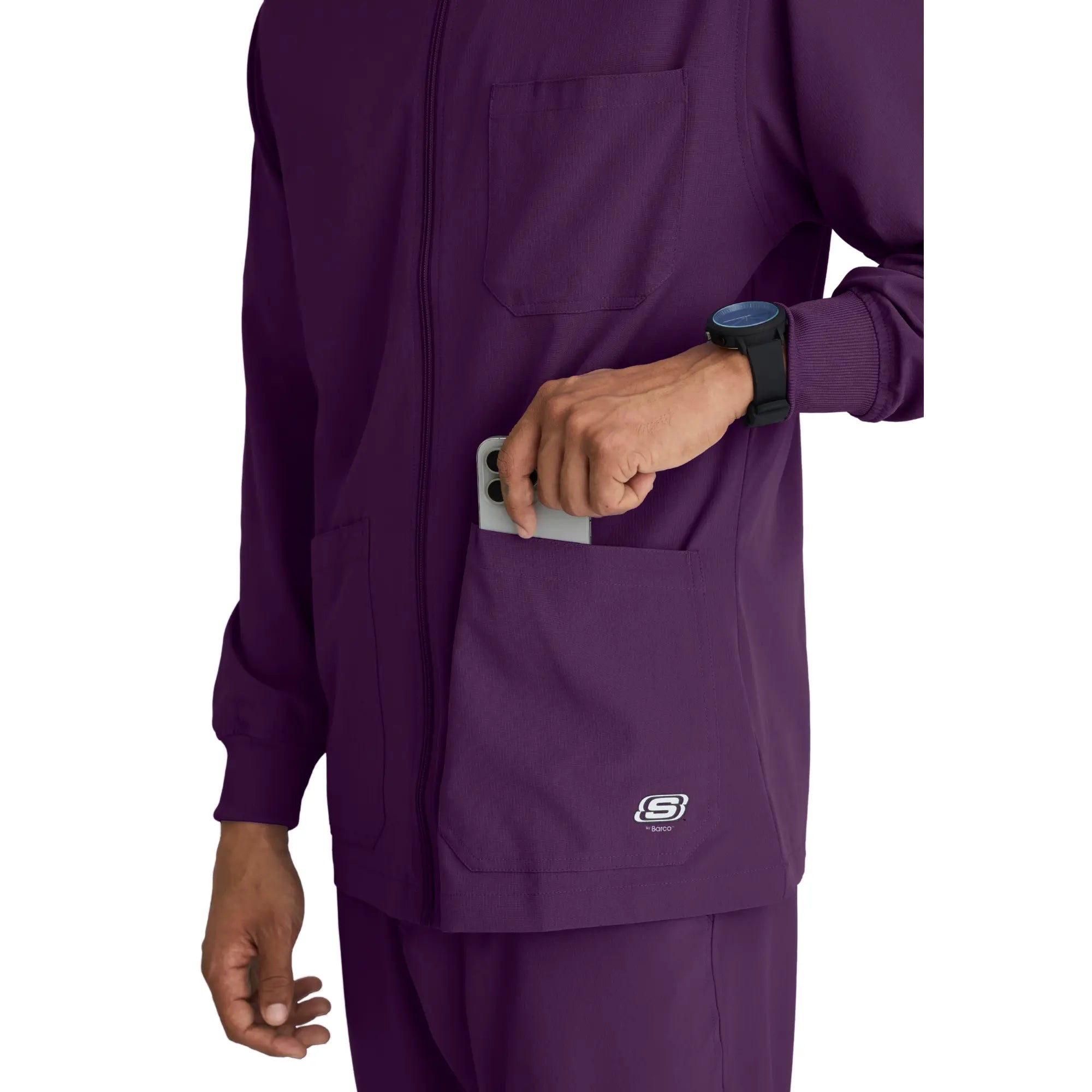 Oly - Veste médicale col rond - Homme - Skechers SKECHERS