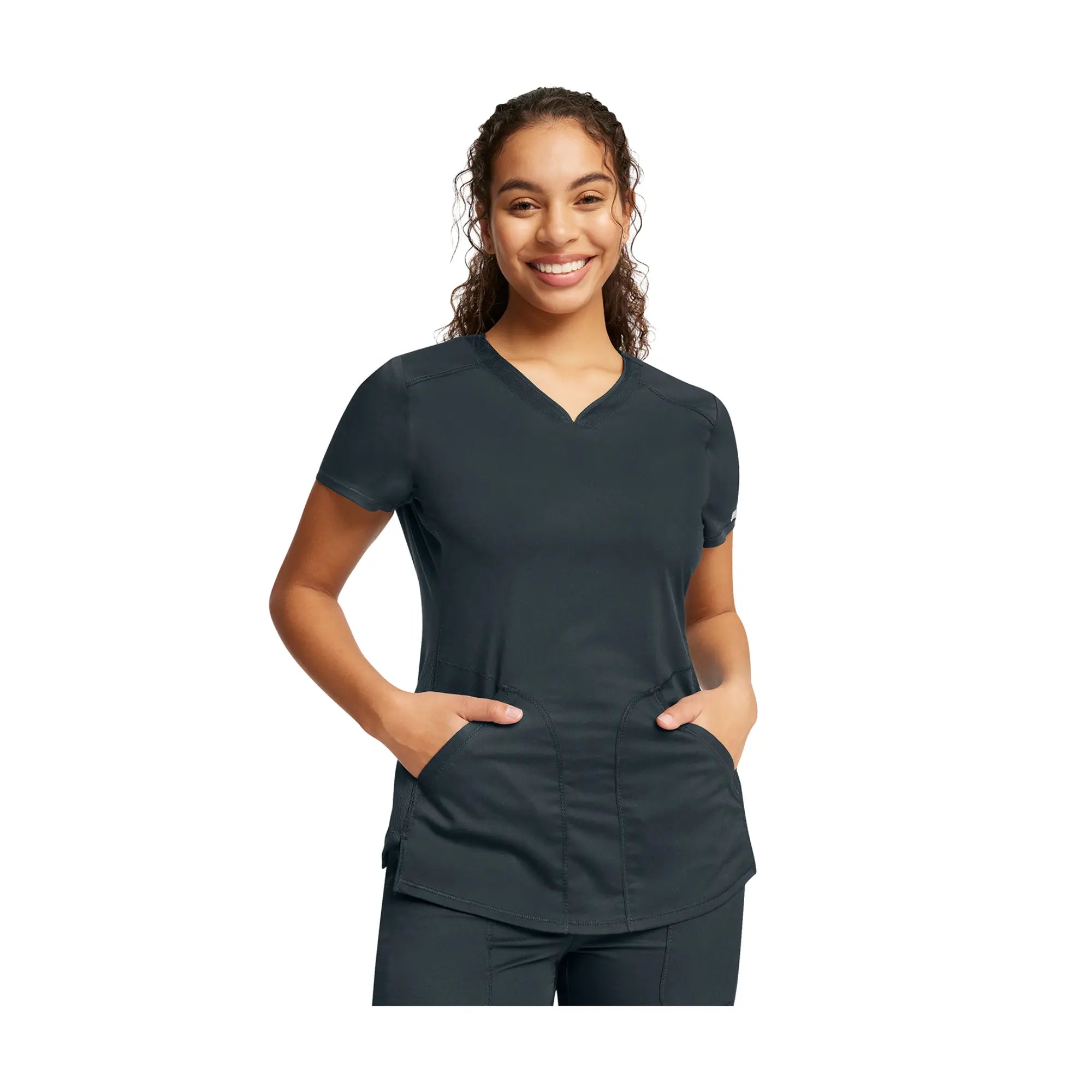 Orx - Tunique médicale - Col V - Femme - Cherokee Cherokee Authentic Workwear Anthracite-3XL