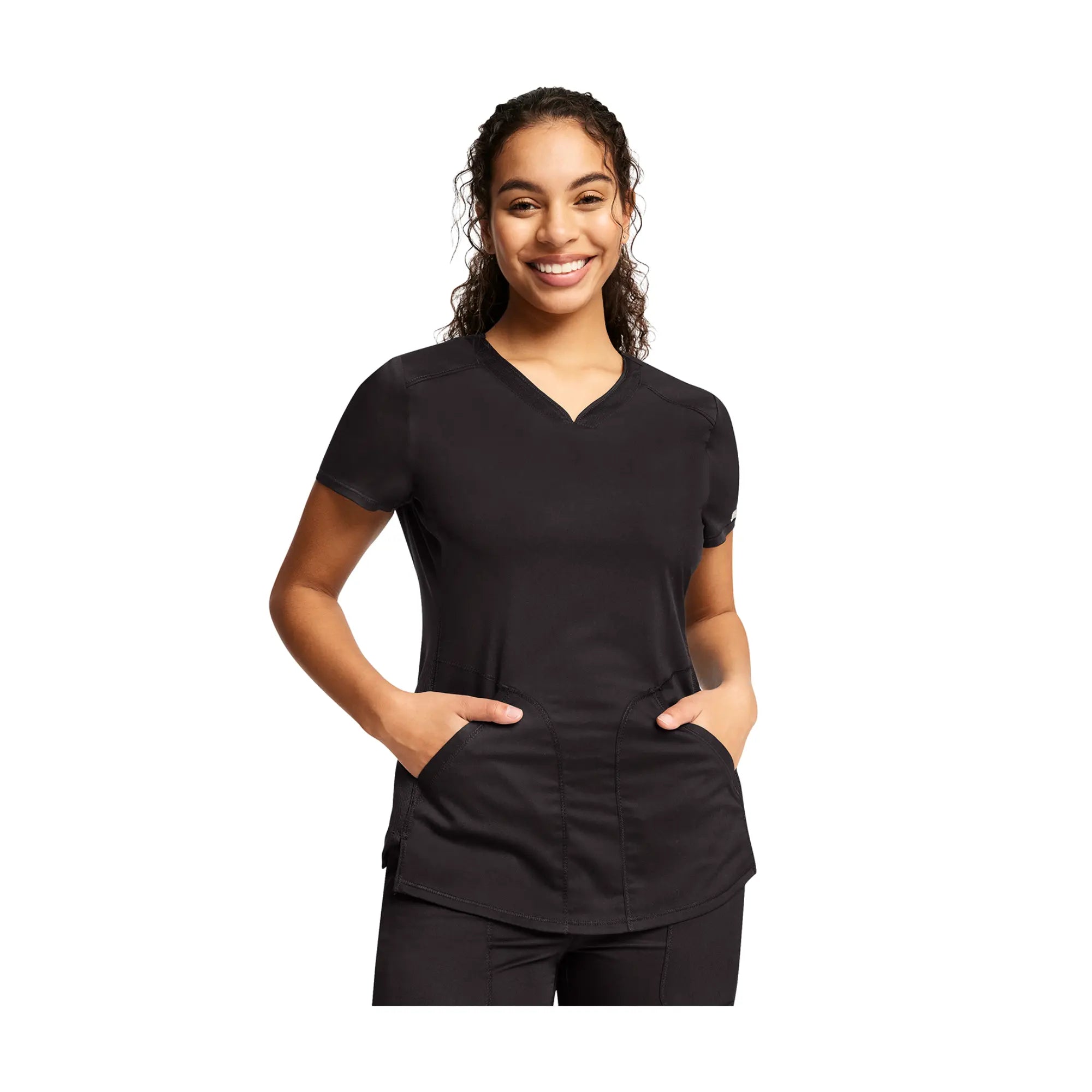 Orx - Tunique médicale - Col V - Femme - Cherokee Cherokee Authentic Workwear Noir-3XL