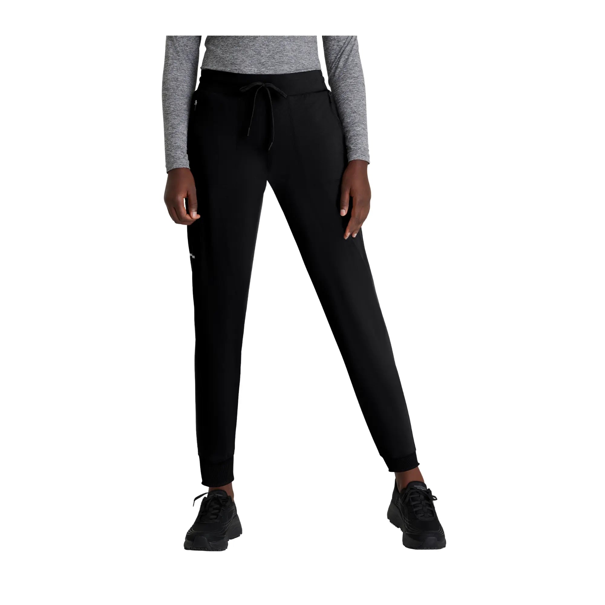 Palmi - Jogging médical taille haute - Poche cargo - Femme - Skechers Slip-ins SKECHERS SLIP-INS KNITS Noir / XL