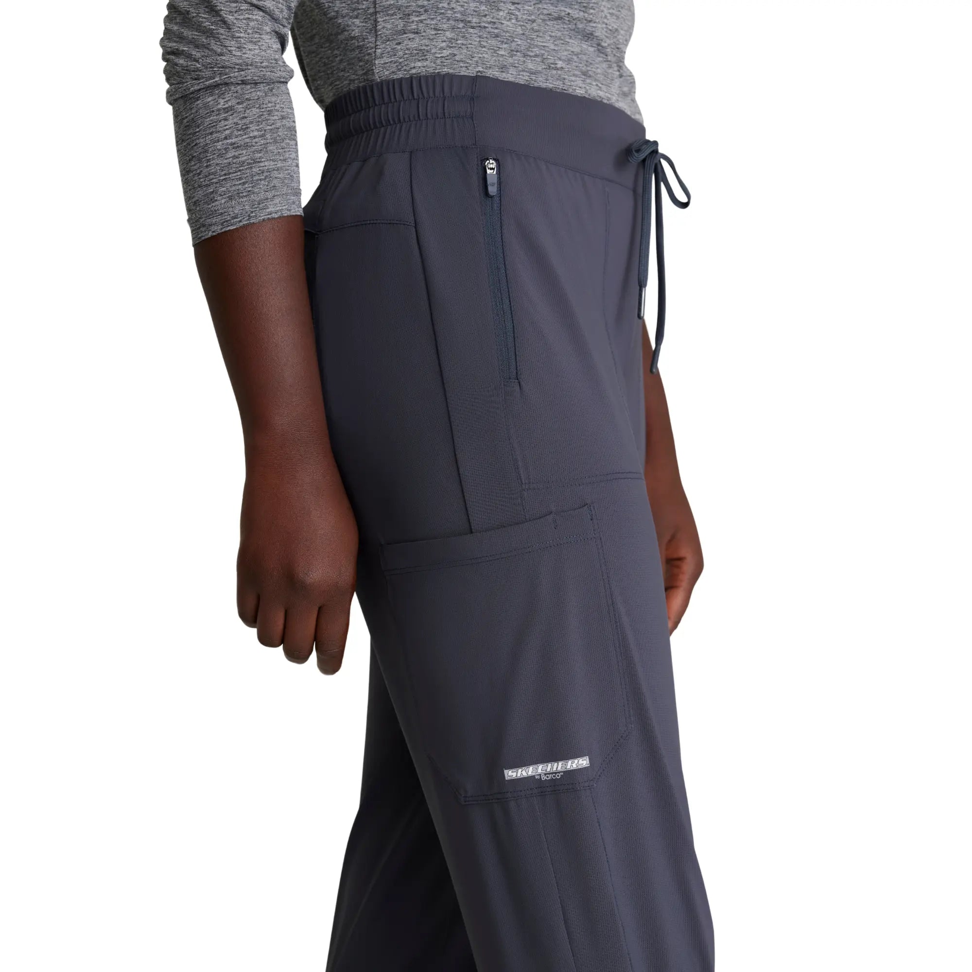 Palmi - Jogging médical taille haute - Poche cargo - Femme - Skechers Slip-ins SKECHERS SLIP-INS KNITS