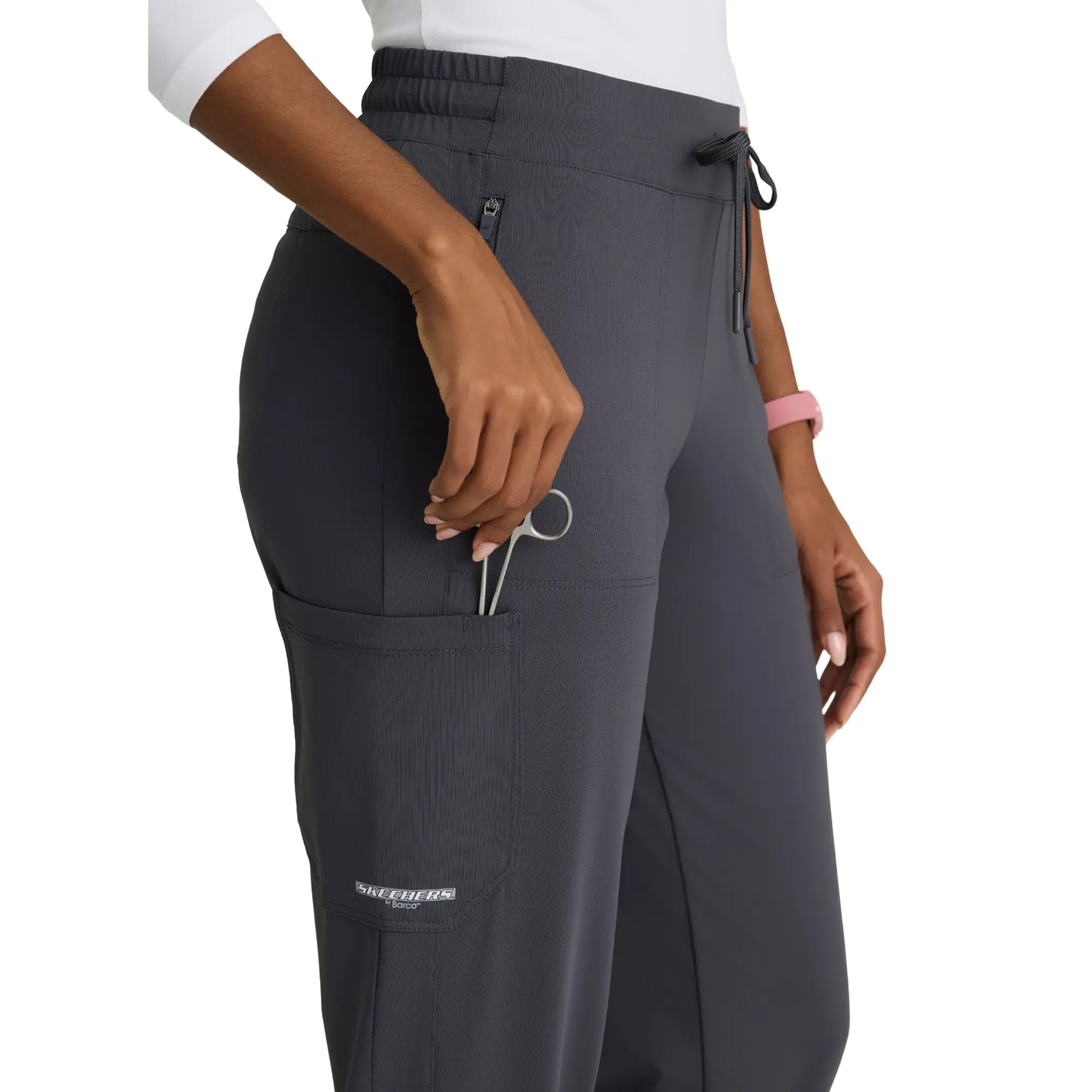 Palmi - Jogging médical taille haute - Poche cargo - Femme - Skechers Slip-ins SKECHERS SLIP-INS KNITS