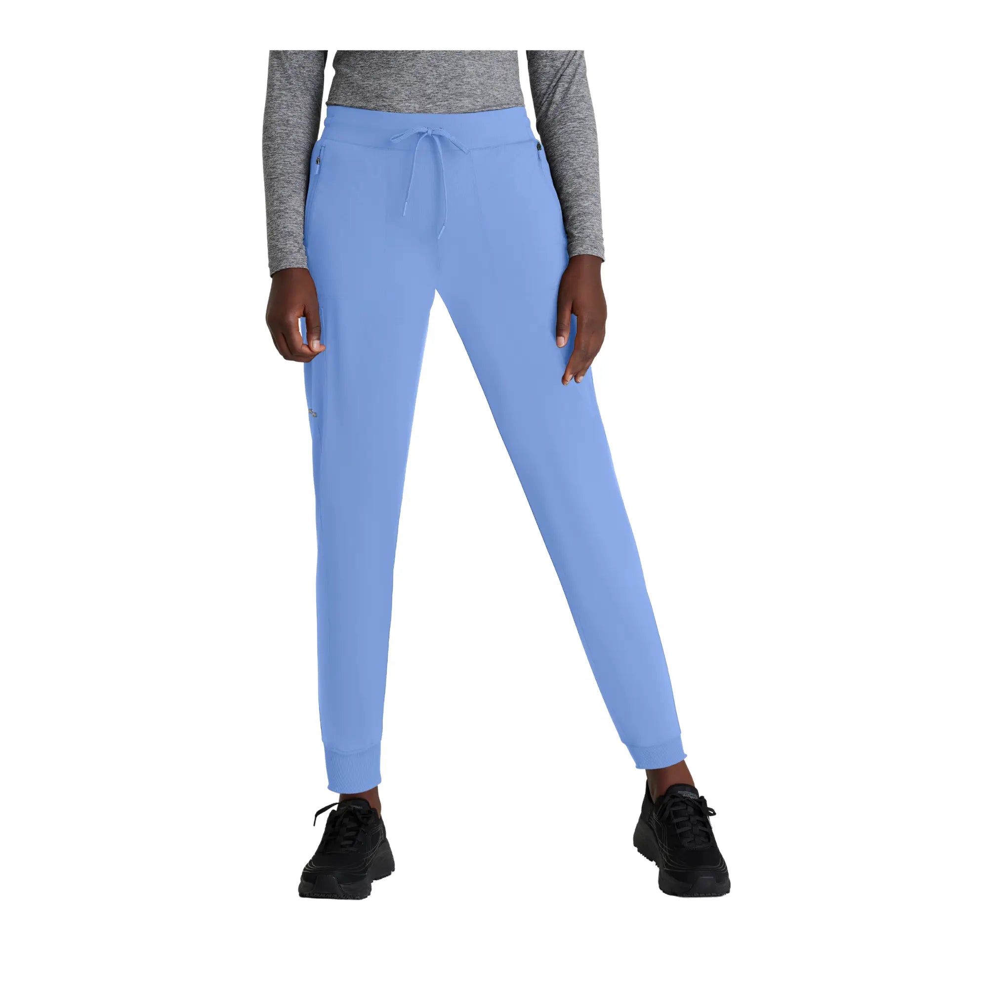 Palmi - Jogging médical taille haute - Poche cargo - Femme - Skechers Slip-ins SKECHERS SLIP-INS KNITS Bleu Ciel / XL