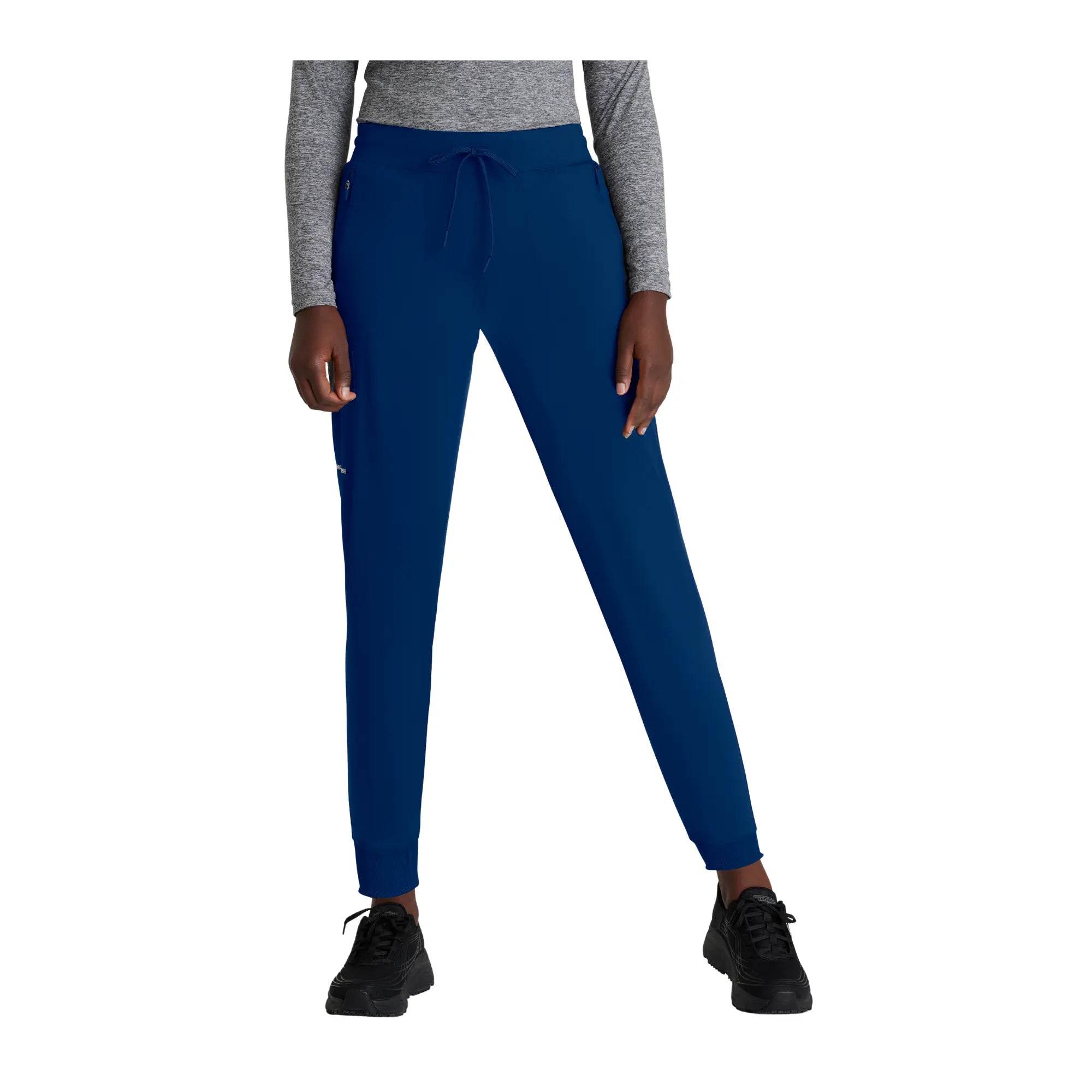 Palmi - Jogging médical taille haute - Poche cargo - Femme - Skechers Slip-ins SKECHERS SLIP-INS KNITS Bleu Marine / XL
