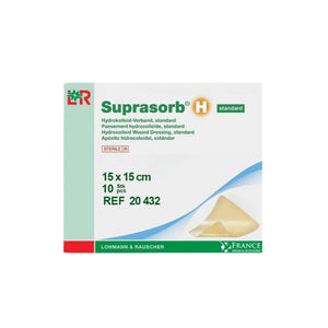 Pansement SUPRASORB H Hydrocolloïde Standard 15X15cm - My Podologie