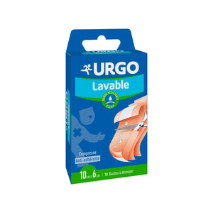 Pansements - Bande lavable - 10 Bandes - 10 cm x 6 cm - Urgo Urgo