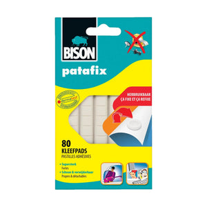 Patafix blanche - Pochette de 80 pièces - Bison - My Podologie