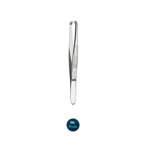 Pince à épiler forme crabe - Longueur : 9 cm - Inox brillant My Podologie