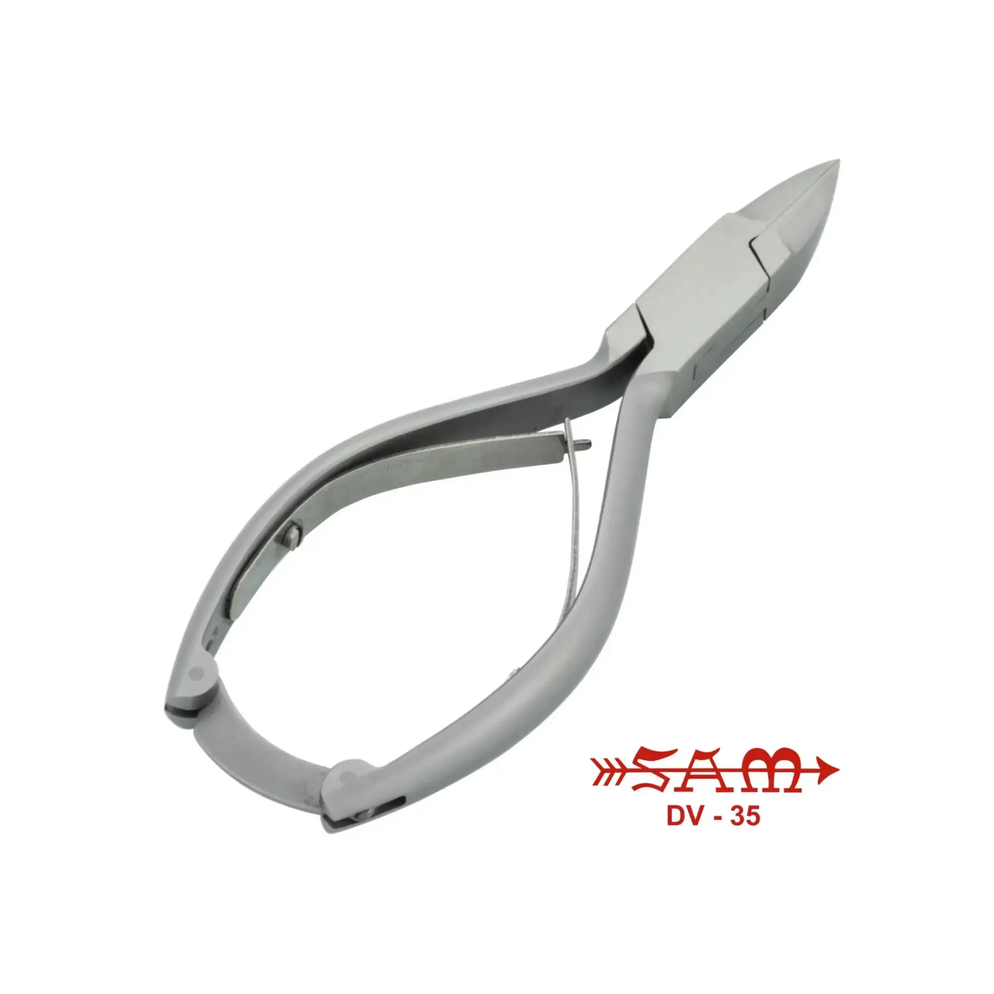 Pince à ongles - Acier inoxydable - Finition satinée - Coupe droite - Morts effilés - 13,5 cm - Sam Sam