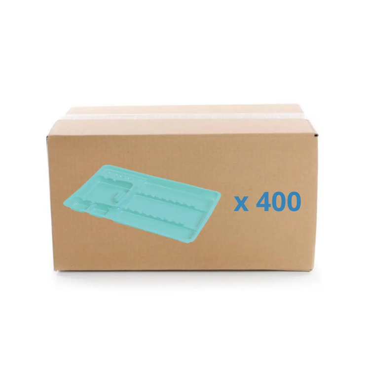 Plateaux de soin à usage unique avec compartiments - 3 formats - Carton de 400 My Podologie