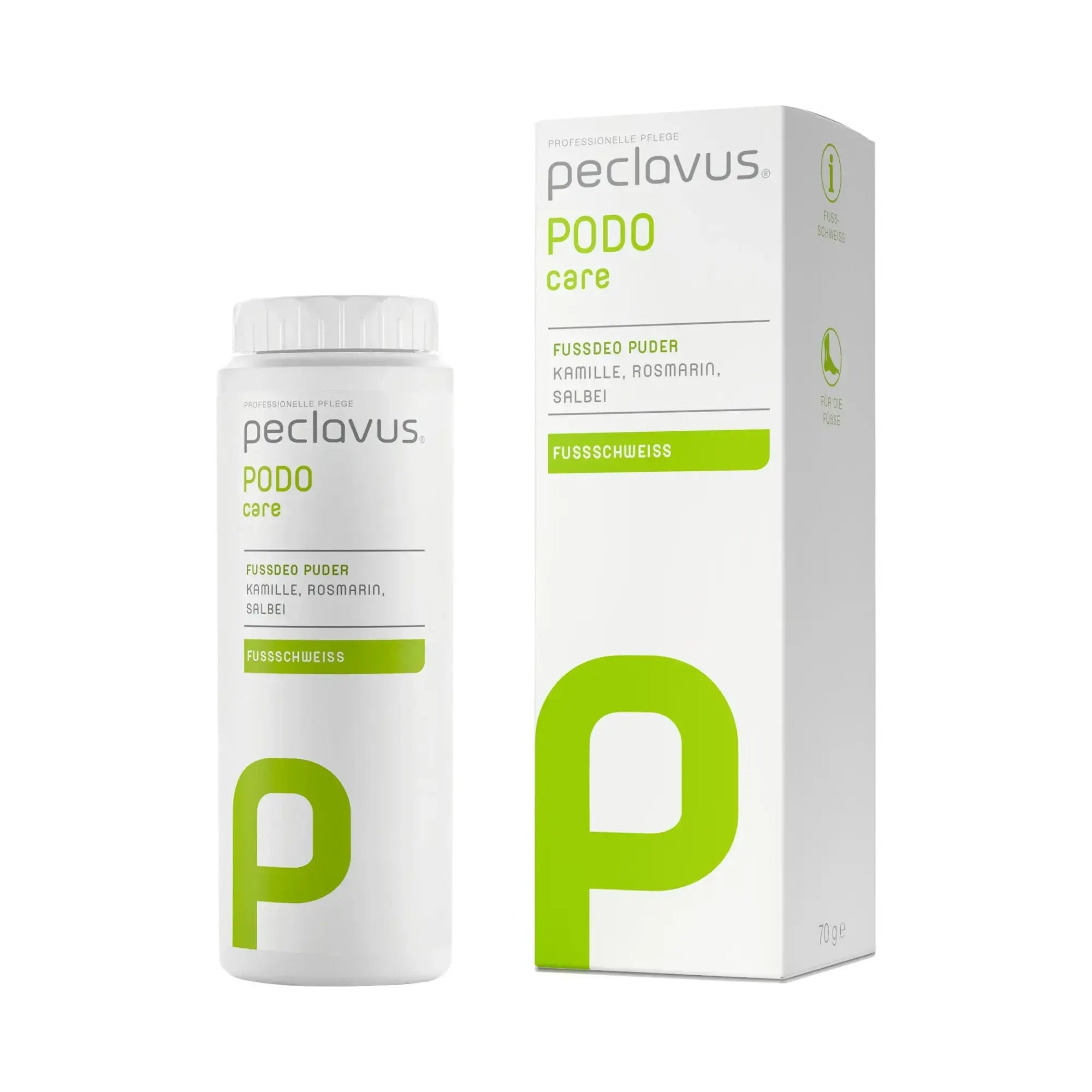 Poudre déodorante pour les pieds - 70g - Peclavus Peclavus