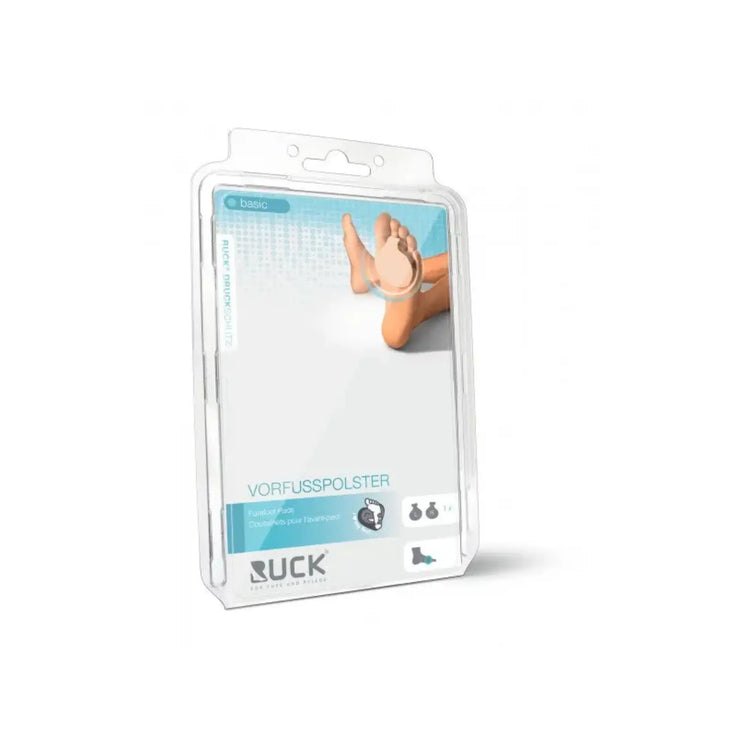 Protection métatarsienne en mousse de latex - Soulage les douleurs - 2 tailles disponibles - 1 paire - Ruck Ruck