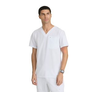 Rally Top - Haut médical slim et élégant - Col V - Homme - Barco Unify BARCO UNIFY