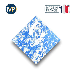 Recouvrement PE EVA - Shore 30 - 1mm - 1035 x 1030 mm - 15 coloris MP Bleu-blanc