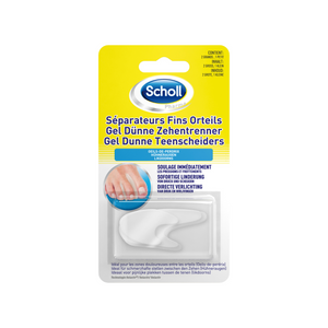 Séparateur d'Orteils Fins en Gel - 3 protections - Scholl Scholl