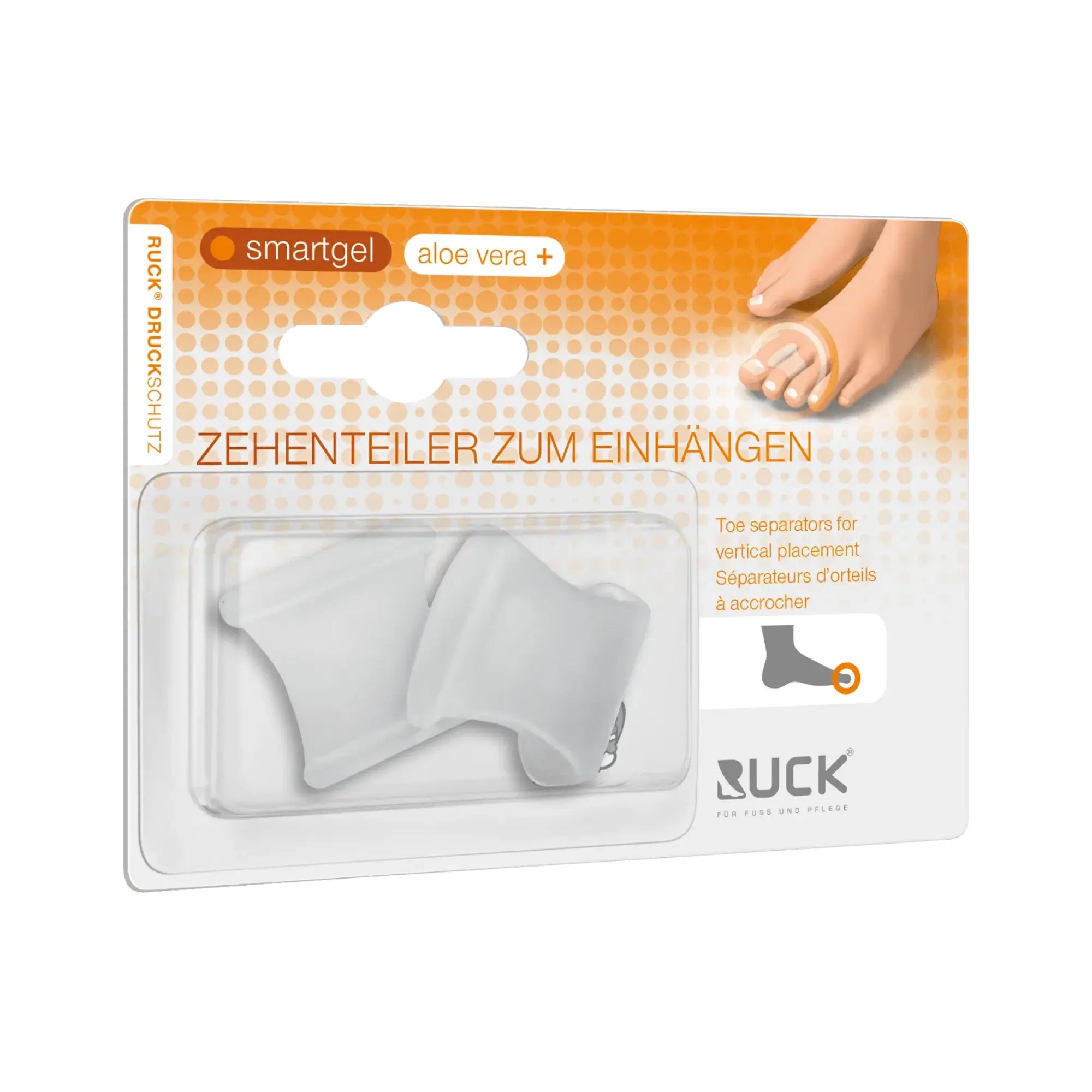 Séparateurs d'orteils en silicone - 2 pièces - Ruck Ruck