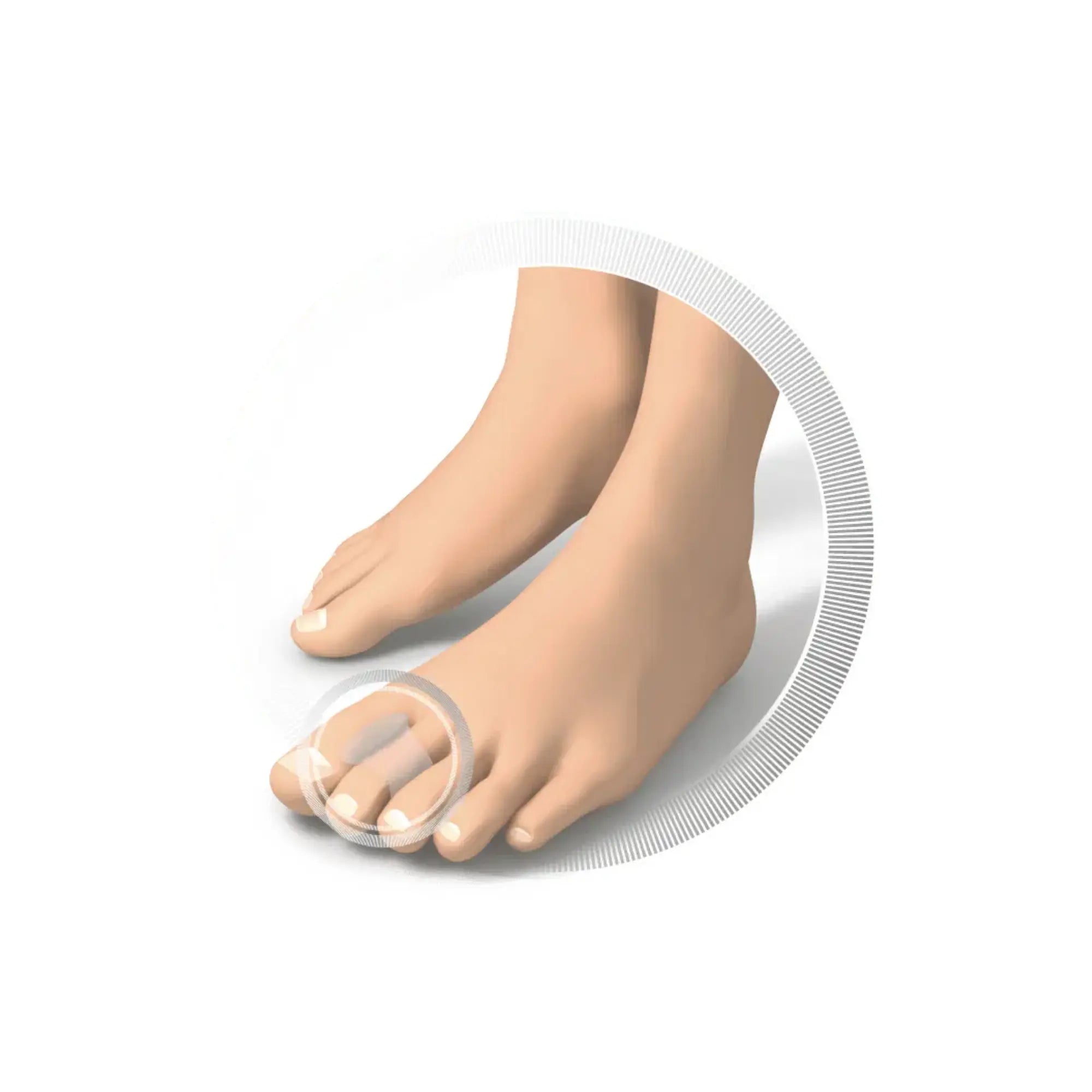 Séparateurs d'orteils en silicone - 2 pièces - Ruck Ruck