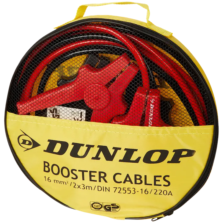 Set de 2 câbles de démarrage pour véhicule - Dunlop