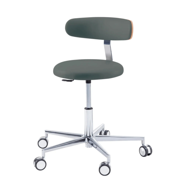 Siège praticien - ROUND - Ruck - Ressort à Gaz Long Ruck  Pierre-Dossier-Radius-CPL-Noyer