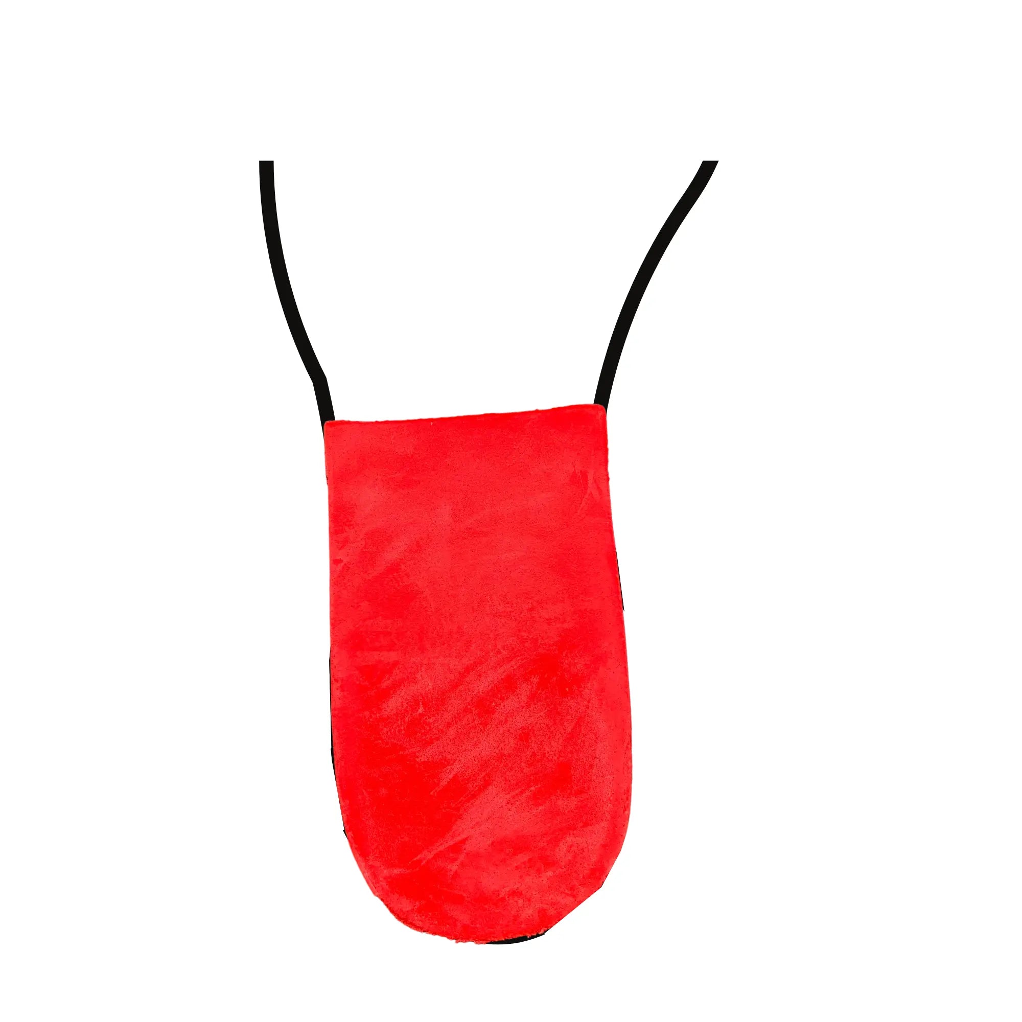 Talonnette courte en mousse de latex - Shore 30-40 - 5 mm - Rouge
