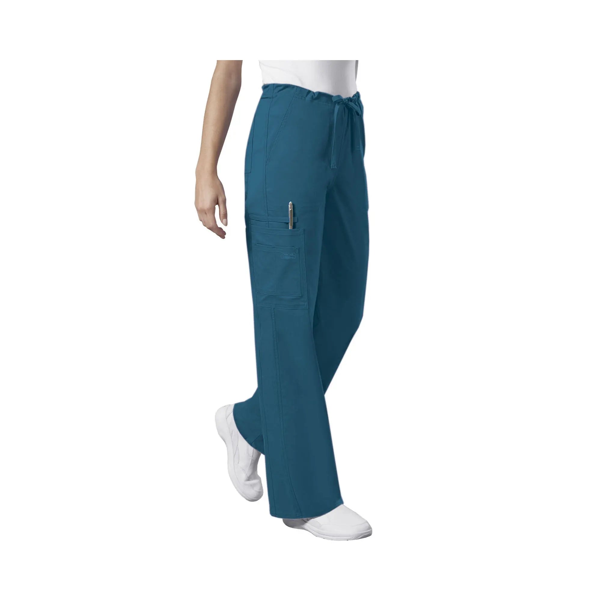 Tourcoing - Pantalon large à cordon de serrage - Unisexe - Cherokee Cherokee Authentic Workwear  Bleu-Canard-XXXL