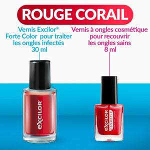 Traitement mycose ongles forte couleur red 30ml - Excilor Excilor