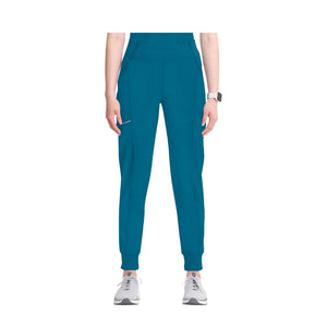 Valence - Jogging médical fuselé - Femme - Cherokee Cherokee Authentic Workwear Bleu-Canard-3XL