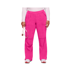 Villeurbanne - Pantalon droit taille mi-haute - Femme - Cherokee Cherokee Authentic Workwear Rose-Électrique-3XL