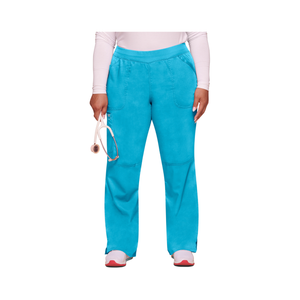 Villeurbanne - Pantalon droit taille mi-haute - Femme - Cherokee Cherokee Authentic Workwear Bleu-Turquoise-3XL