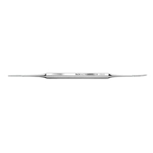 Curette double étroit, droite/pliée - Longueur : 13,5 cm - Ruck Ruck