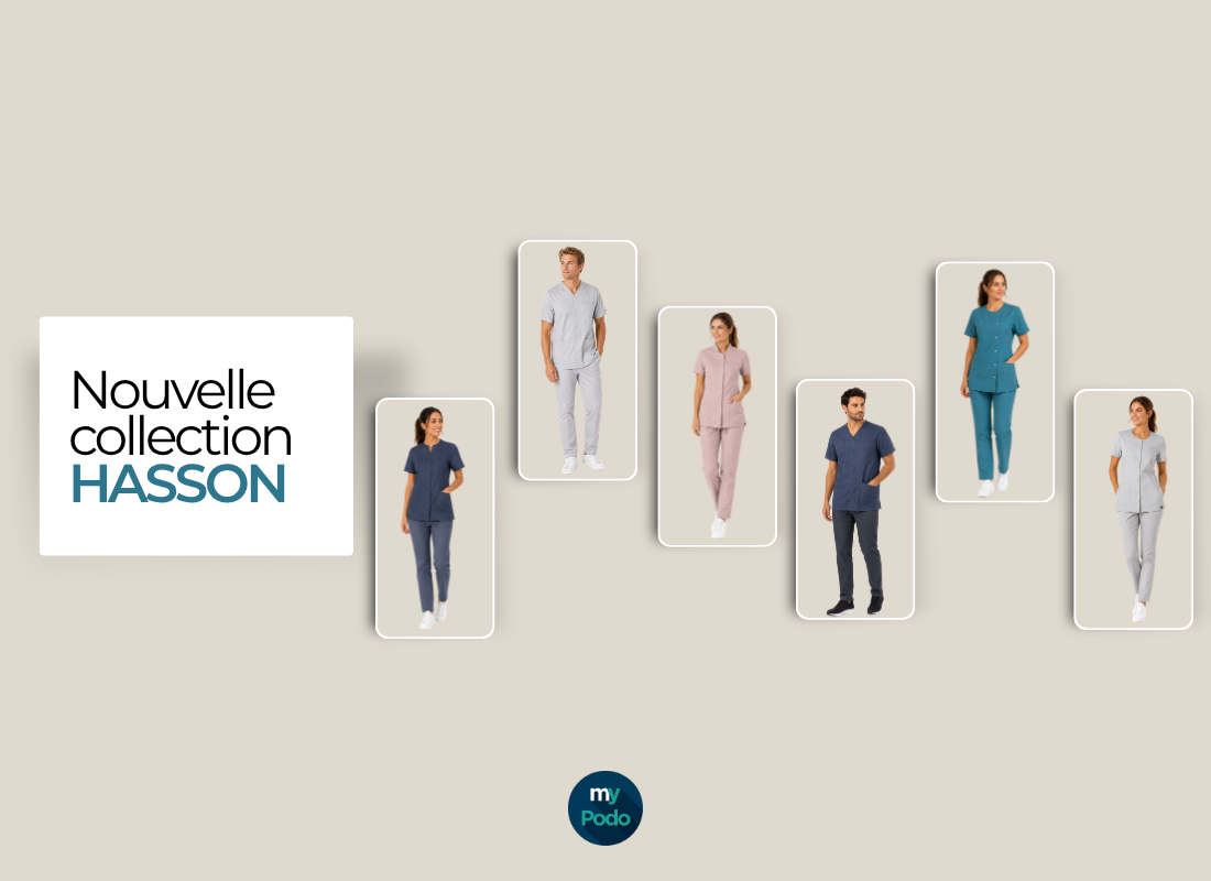 Hasson arrive chez My Podologie : une nouvelle génération de vêtements médicaux