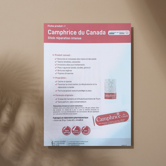 10 Camphrice flyers from Canada - My Podiatry product sheet 