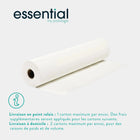 9 rolls White embossed examination sheets - 135 sizes - 50 x 35 cm - Essential