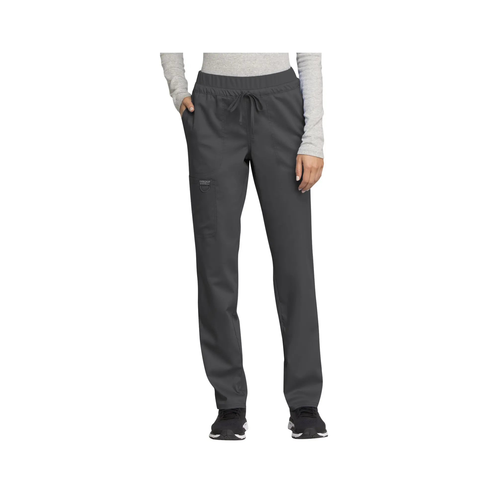 Angers - Pantalon avec cordon de serrage - femme - Cherokee Cherokee Authentic Workwear  Anthracite-XXXL