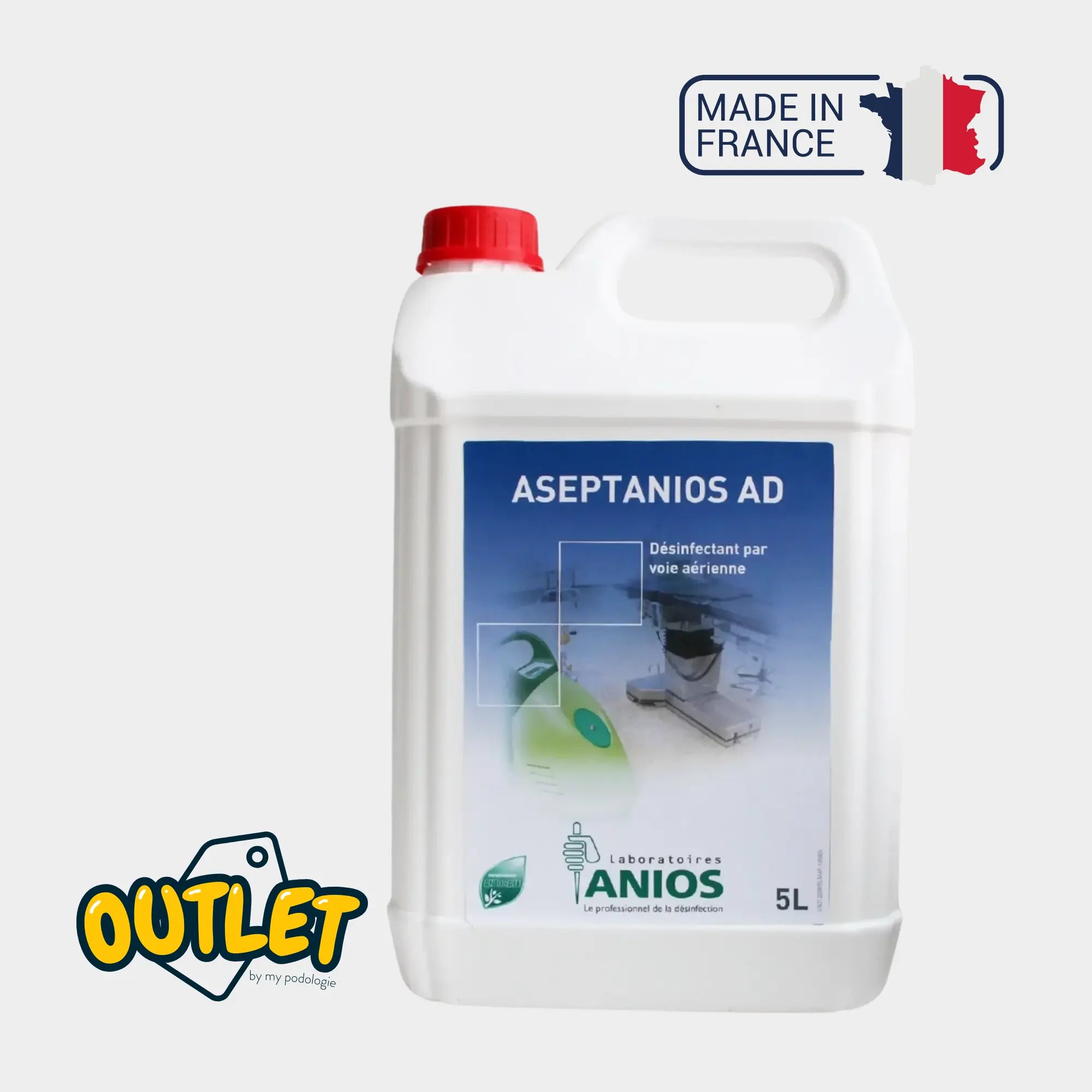 Aseptanios AD - Désinfection par voie aérienne - 2L ou 5L - Anios // Date courte Destockage 